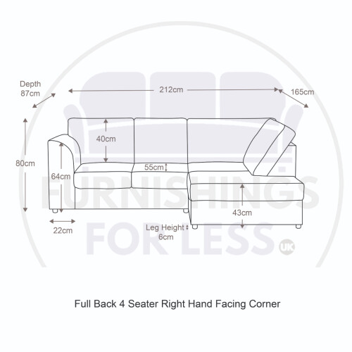 (Silver, 4 Seater Right Hand Facing Corner) Crystal Crushed Velvet Full Back Corner Sofa Range 2