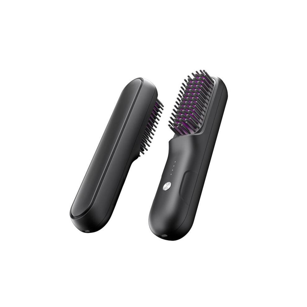 Portable Ionic Cordless Hair Straightener Brush - Rapid Heating