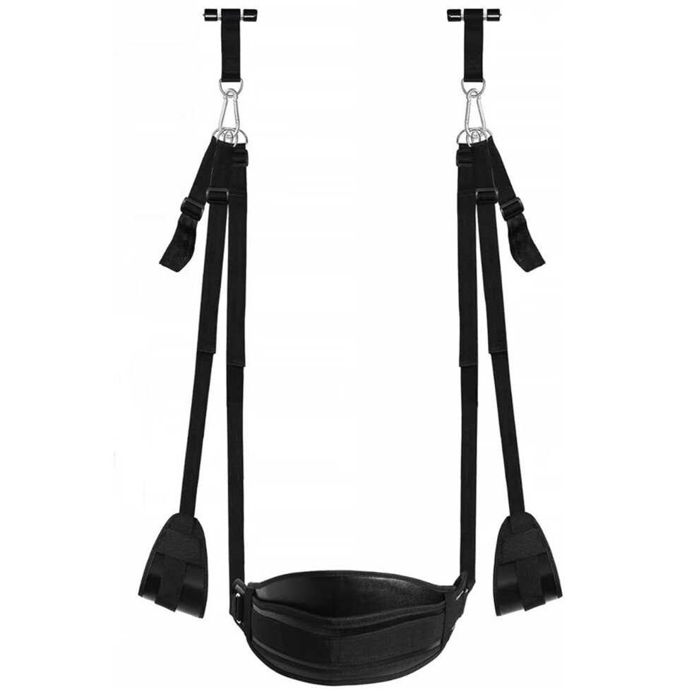 360 Spinning Sex Swing Chair with Soft Leather Plush Seat