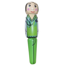Funny Wooden Doctor Pen Holder - Ideal Gift for Medical Staff