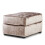 (Mink, Footstool) Chelsea Crushed Velvet Corner Sofa Range 1