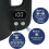 Electric Kettle 1.7L Temperature Control Kettle Digital Display with Keep Warm Function, 304 Stainless Steel Fast Boiling Black Kettle 3