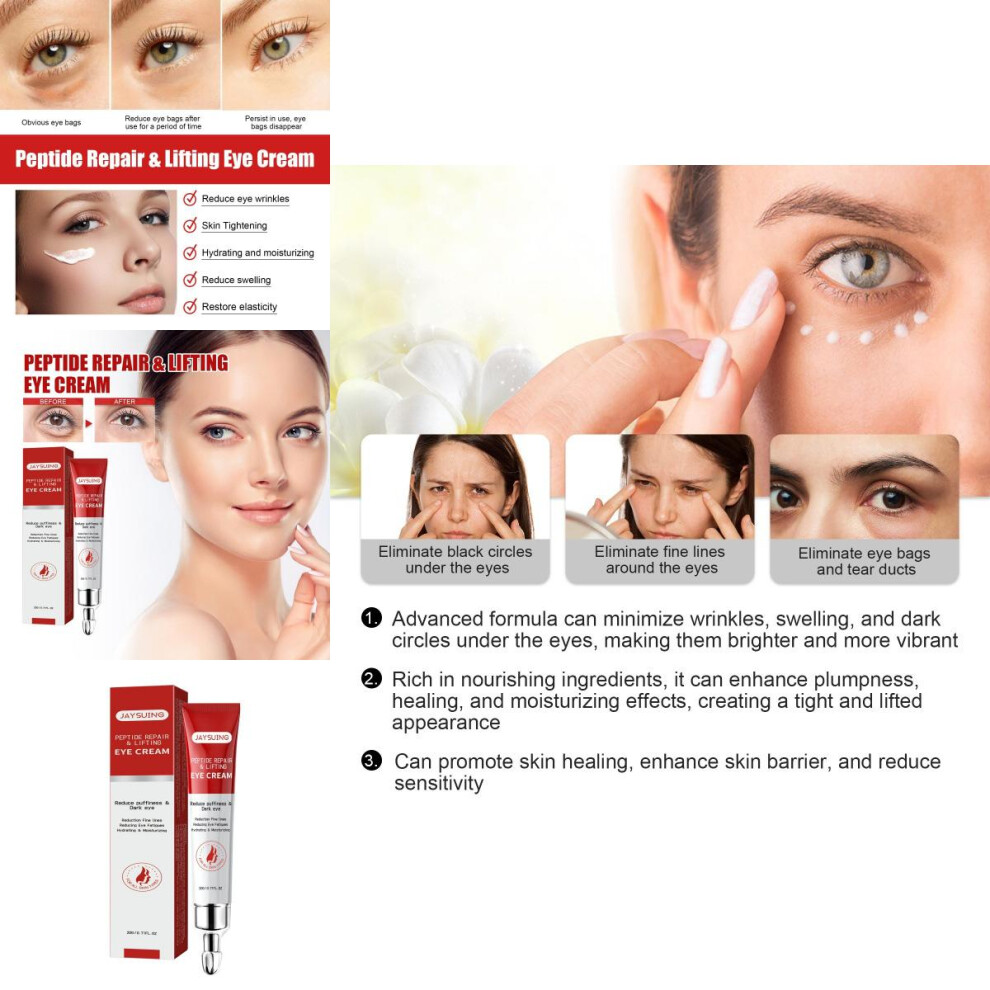 Jaysuing Eye Peptide Cream With Antiaging Properties For Tightening And Brightening Effects