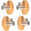 Avon Peg | 4 Pieces L Shaped Metal Coat Hook 1