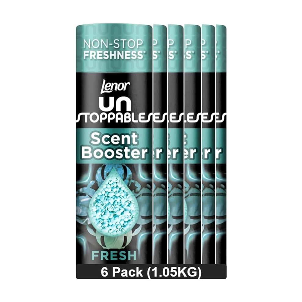 Lenor Unstoppables Laundry Beads Fresh Fragrance Scent Booster Gems (6x 245g)