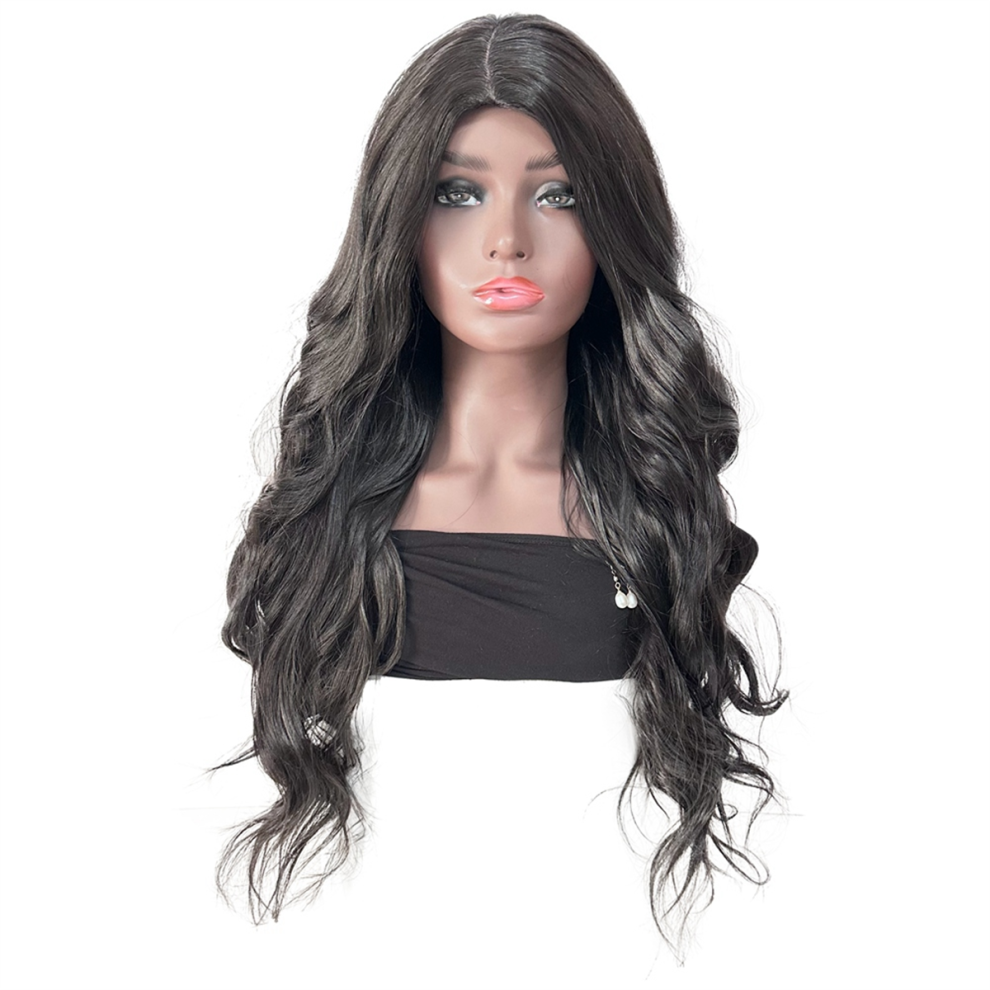 Tlily Unisex Black Cnnotepad Ombre Synthetic Hair Wigs For Women Long Wavy Wig