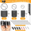 CNNOTEPAD 43PCS Hair Curlers Rollers with Clips Roller 3 Sizes 3
