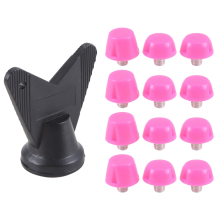 CNNOTEPAD 12Pcs Football Shoe Spikes M5 Threading Screw 7mm 10mm pink