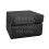 (Black, Footstool) Dalmore Faux Leather Corner Sofa Range 1