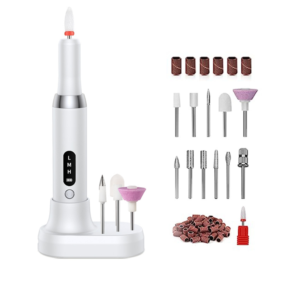 Tlily Cnnotepad Nail Polisher Drill Bits Professional Nails Grinding Polishing,A