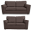 (Brown, 3 + 2 Seater Sofa Suite) Dalmore Faux Leather Corner Sofa Range 1