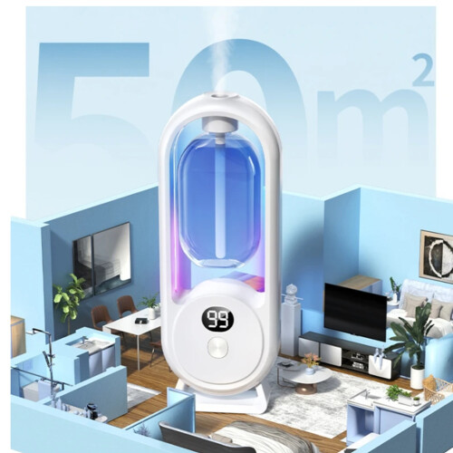 CNNOTEPAD Wall-Mounted Rechargeable Essential Oil Diffuser with Timed Settings and Humidification - Wireless Air Freshener 2