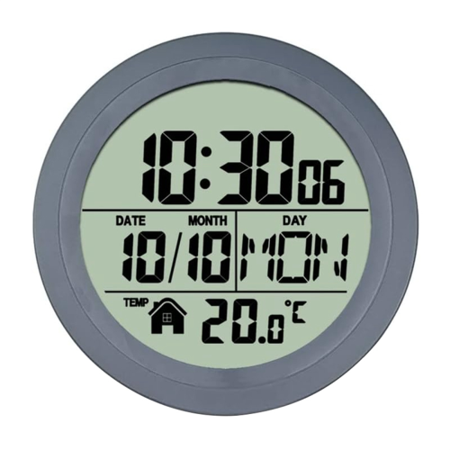 CNNOTEPAD No Punching Suction Cup Clock Home Waterproof Bathroom Kitchen