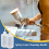 CNNOTEPAD 24Pcs GunCleaning Kit Paint 500Ml Squeeze Wash Bottle 6