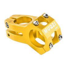 CNNOTEPAD  Bicycle Stems Mountain Bike Stem Short Handlebar Stem,Gold
