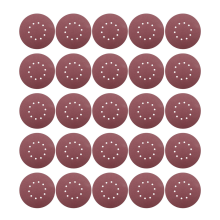 CNNOTEPAD 225mm Sanding Discs,25Pcs P120 Grit 10 Hole Round Sandpaper