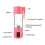 CNNOTEPAD Electric Fruit Juicer Blender Portable Handheld USB Personal,Purple 6