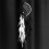 CNNOTEPAD Yin Dream Catcher Circular with Feathers Beads, Black and White 2