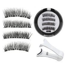 (KS01) CHN2-4+ Quantum Magnetic Eyelashes with Clip, White