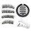 (KS01) CHN2-4+ Quantum Magnetic Eyelashes with Clip, White 1
