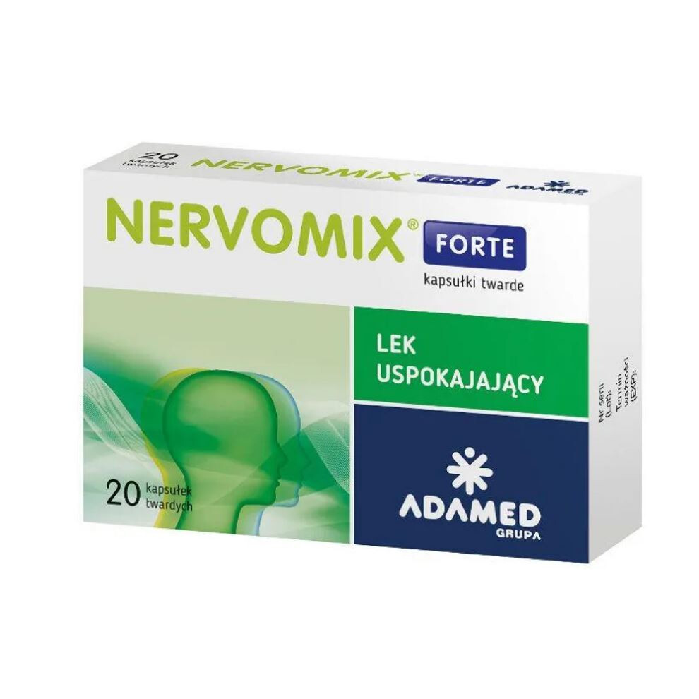 Nervomix Forte 20 KAP ADAMED CONTROL NERVOUS TENSION STRESS RELIEVING