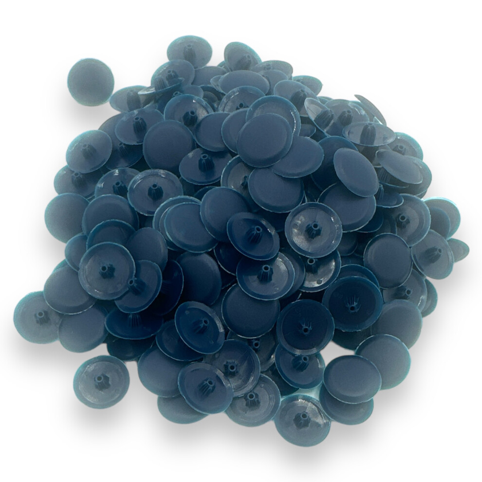 Bifix NAVY BLUE Screw Pozi Phillips Cover Caps - Pack Of 50