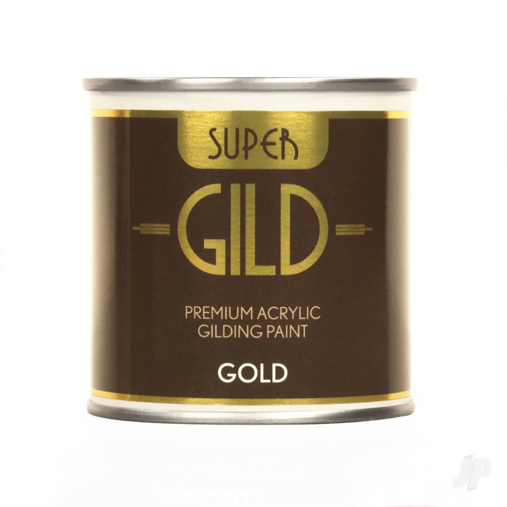 Guild Lane GILD Acrylic Gilding Enamel Paint, Gold (250ml Tin) GDGD0250