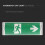 3W Emergency Exit Bulkhead 6400K, Maintained & Non Maintained, IP65, 140Lm (8437) 6