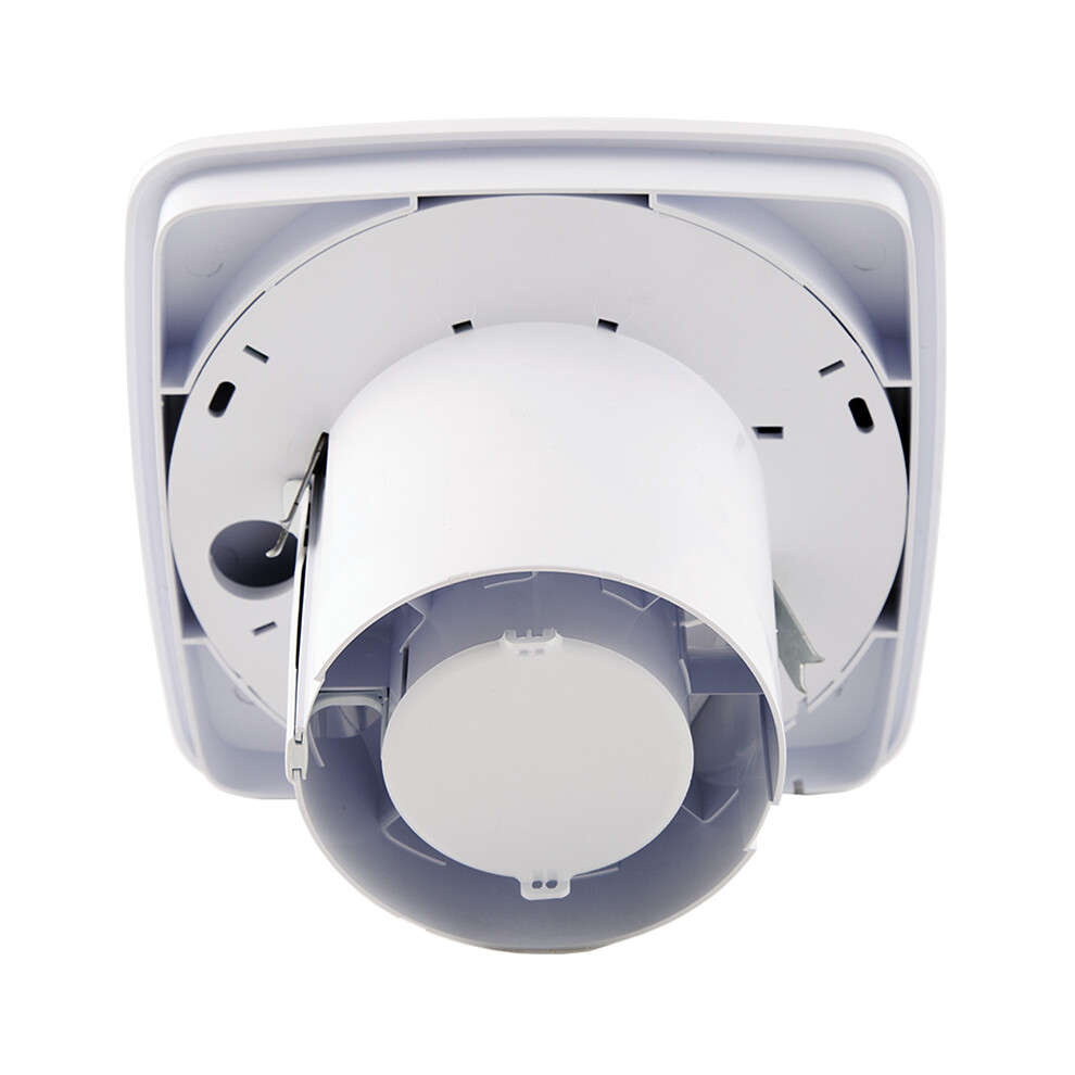 XPELAIR SIMPLY SILENT LV100S  LOW VOLTAGE 4" 100mm EXTRACTOR FAN - STANDARD, SQUARE,93031AW