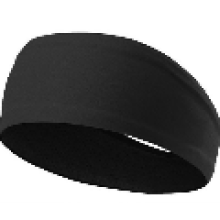 Men Women Sports Headband Gym Yoga Sweatband Exercise Hair Bands Black