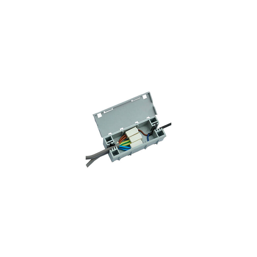 WAGO Wagobox Light Junction Box; 95 x 39 x 29mm (LxWxH), For 224, 260 & 294 Connectors (PACK QTY:1)
