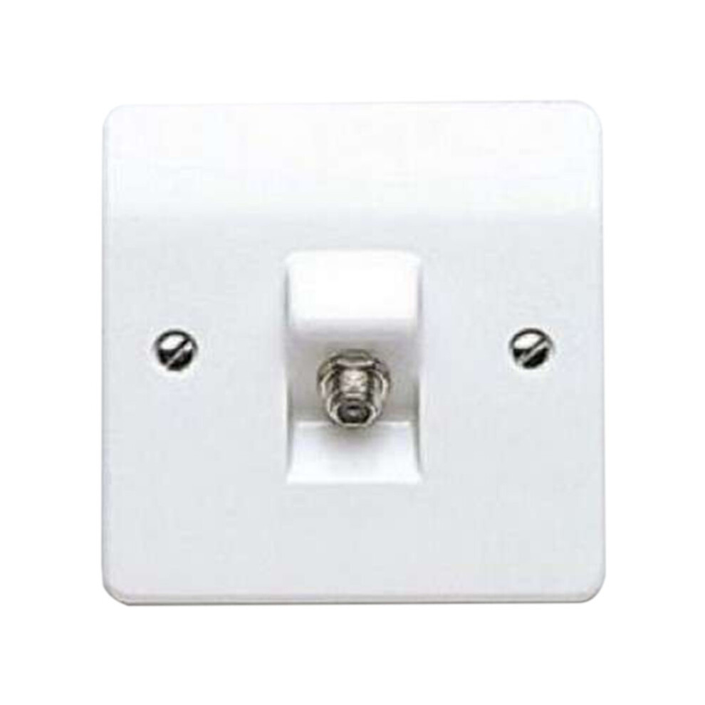 MK 1G F TYPE SATELLITE SOCKET, K3525WHI