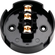 KLIK 30 Amp Junction box, selective entry, 3 terminal, brown