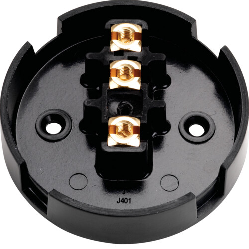 KLIK 30 Amp Junction box, selective entry, 3 terminal, brown