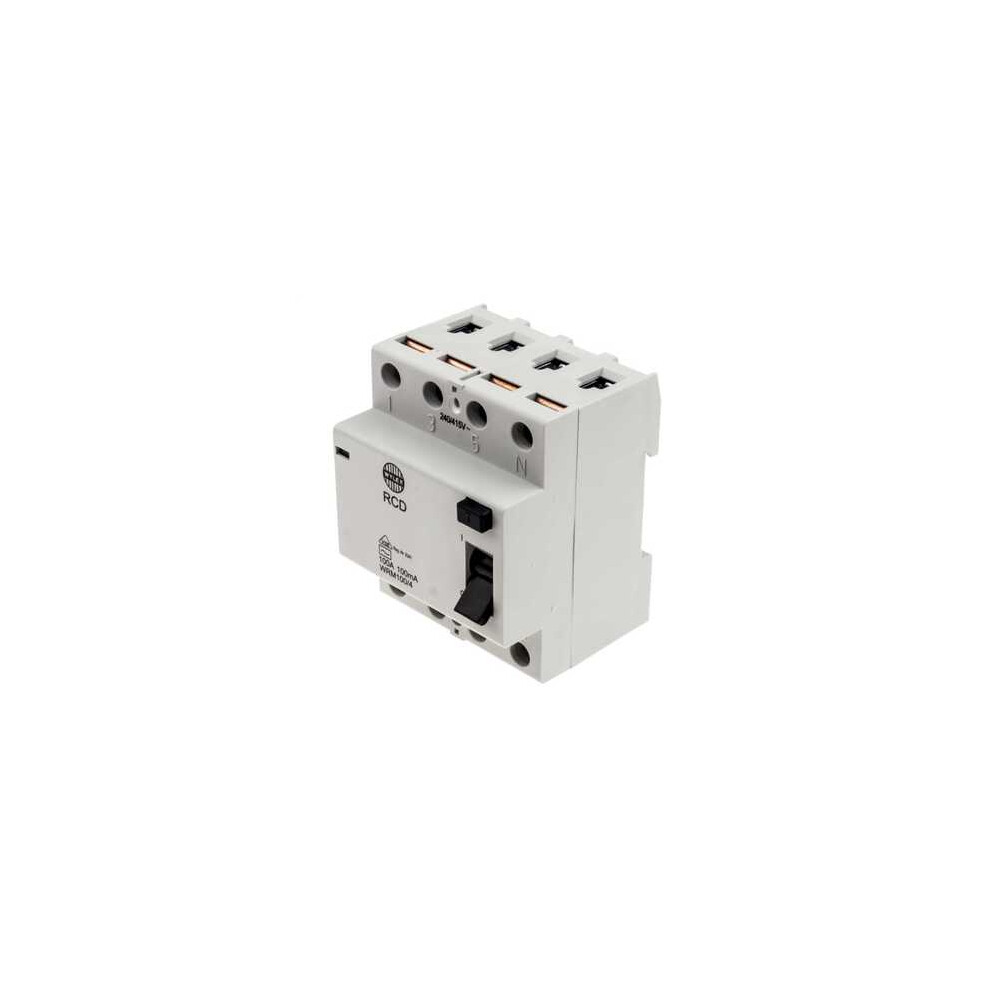 WYLEX 100A 100mA 4 Pole Time Delay RCD