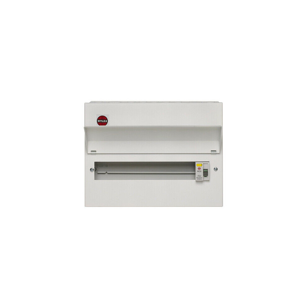 WYLEX 14 Way Metal Consumer Unit with 100A 30mA RCD (ACCEPTS NEW & OLD DEVICES) APRIL 2018