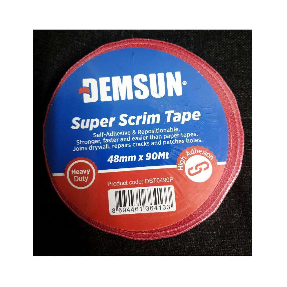 48MM X 90MM PINK SCRIM TAPE