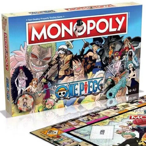 Monopoly One Piece Monopoly Board Roolipelit Kortti Puzzle Game Team Collaboration 1