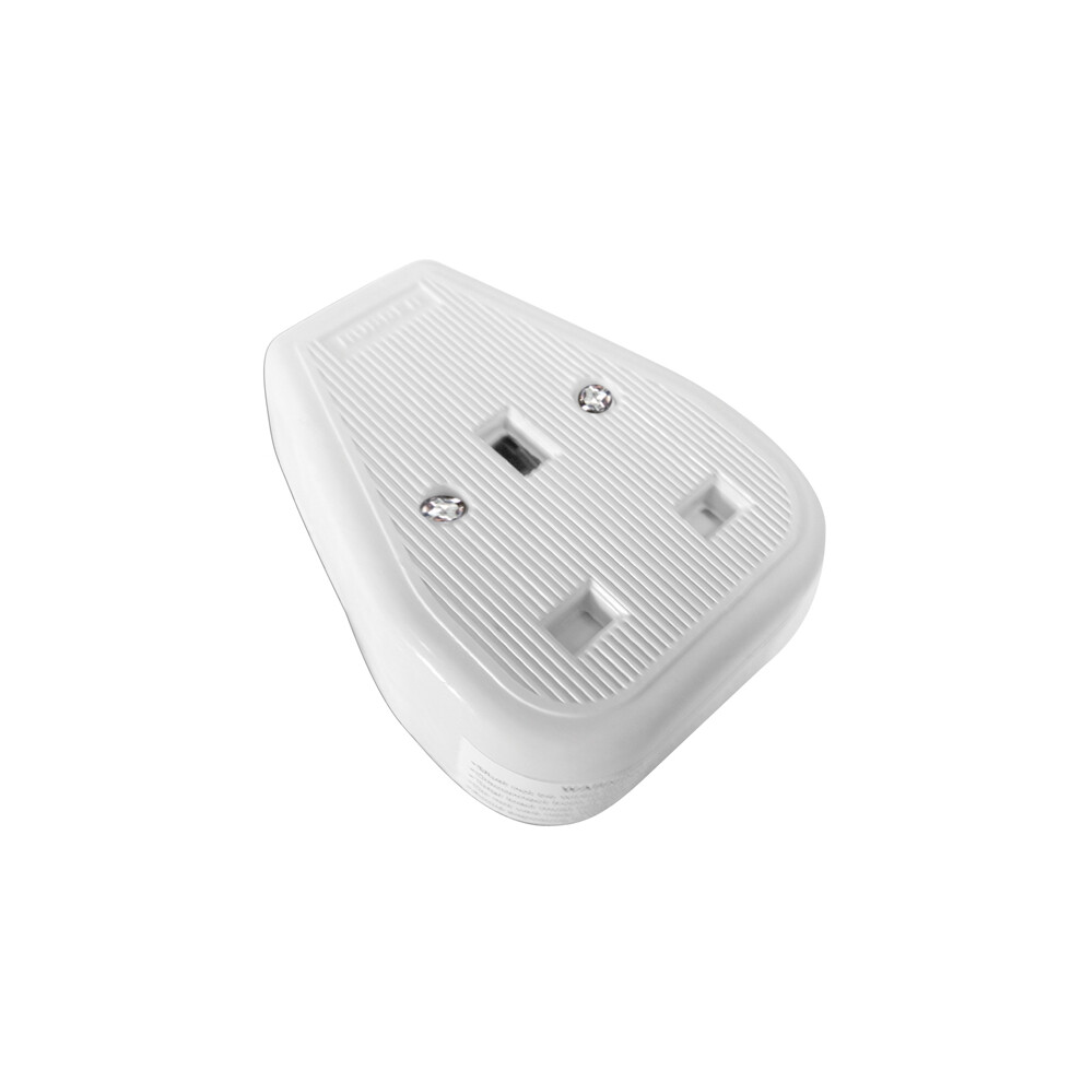 1G HEAVY DUTY RUBBER TRAILING SOCKET , WHITE