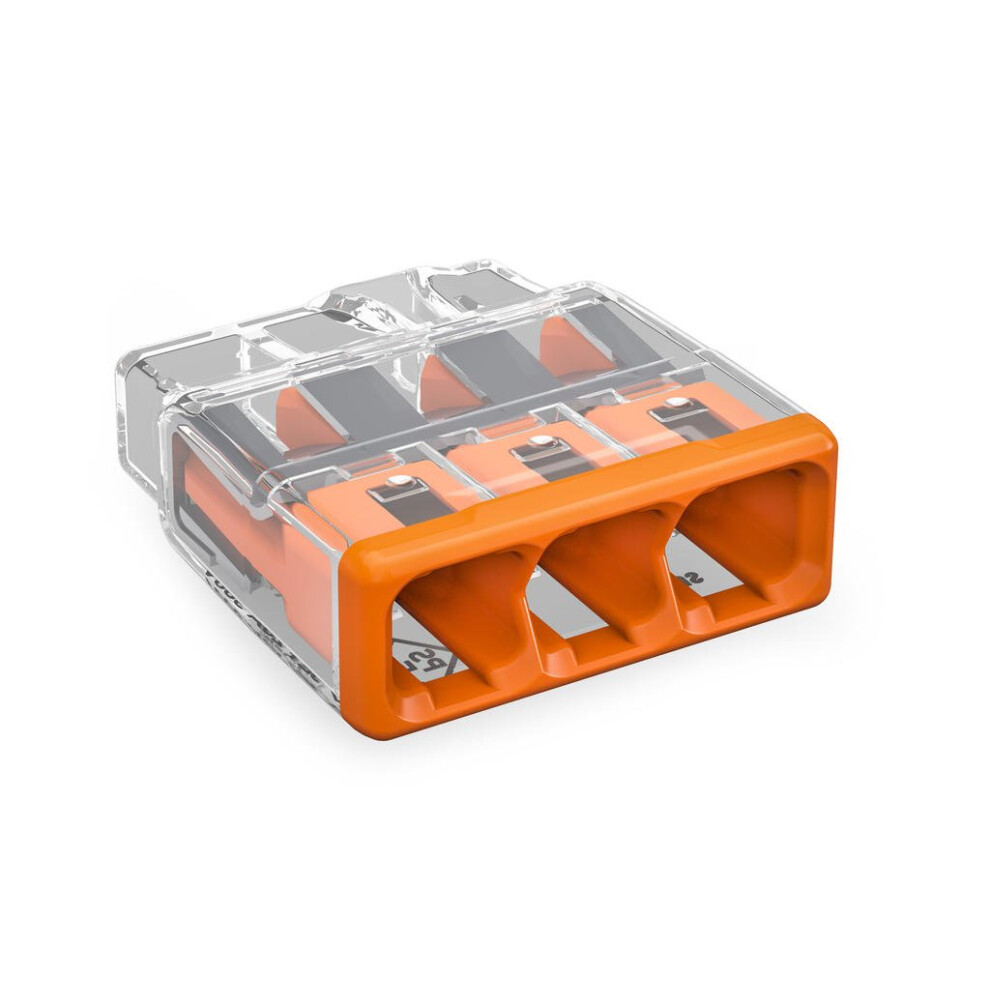 WAGO 4 WAY PUSHWIRE CONNECTOR 2773-404 (PACK QTY:80)