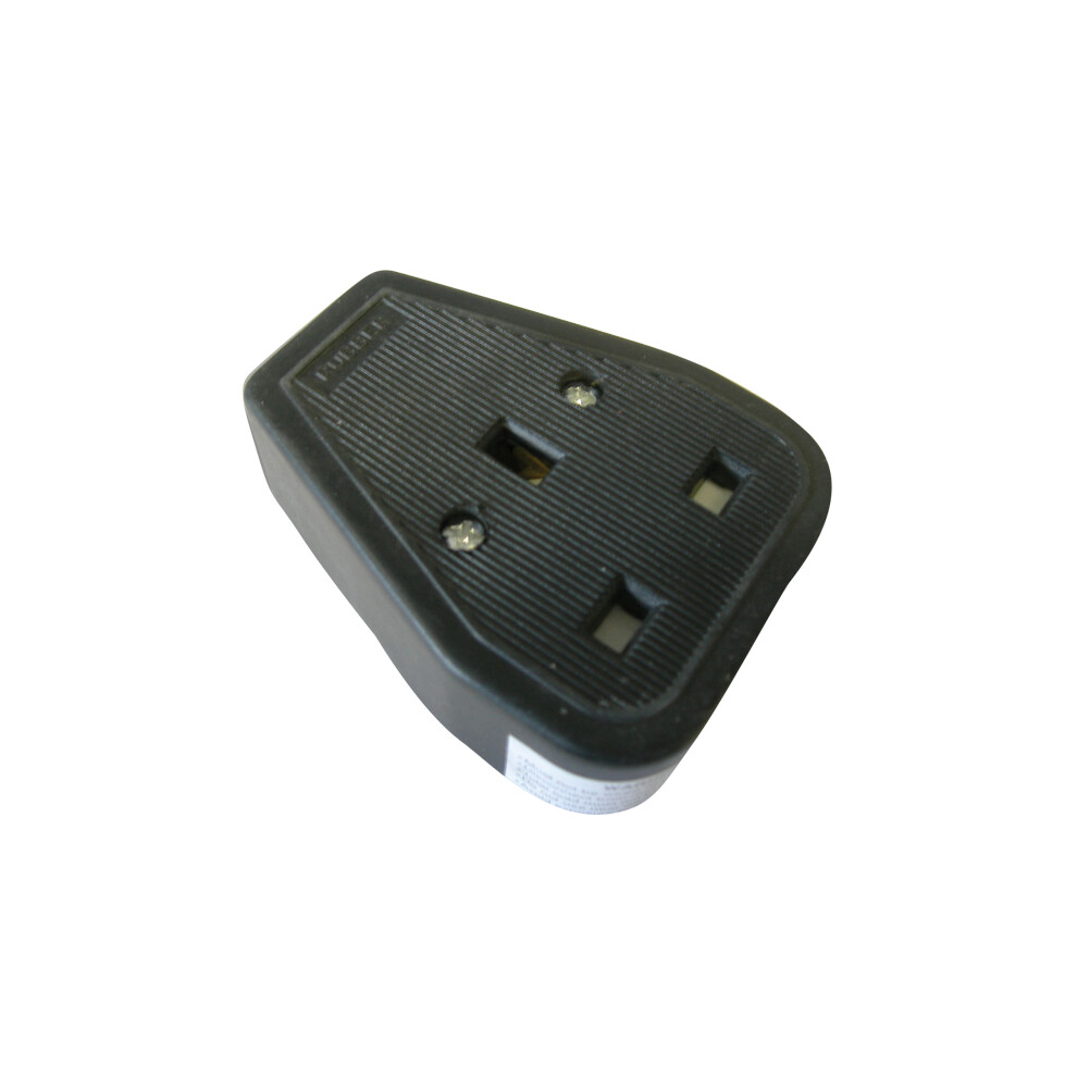 2G HEAVY DUTY RUBBER TRAILING SOCKET , BLACK, (CURVED SHAPE)