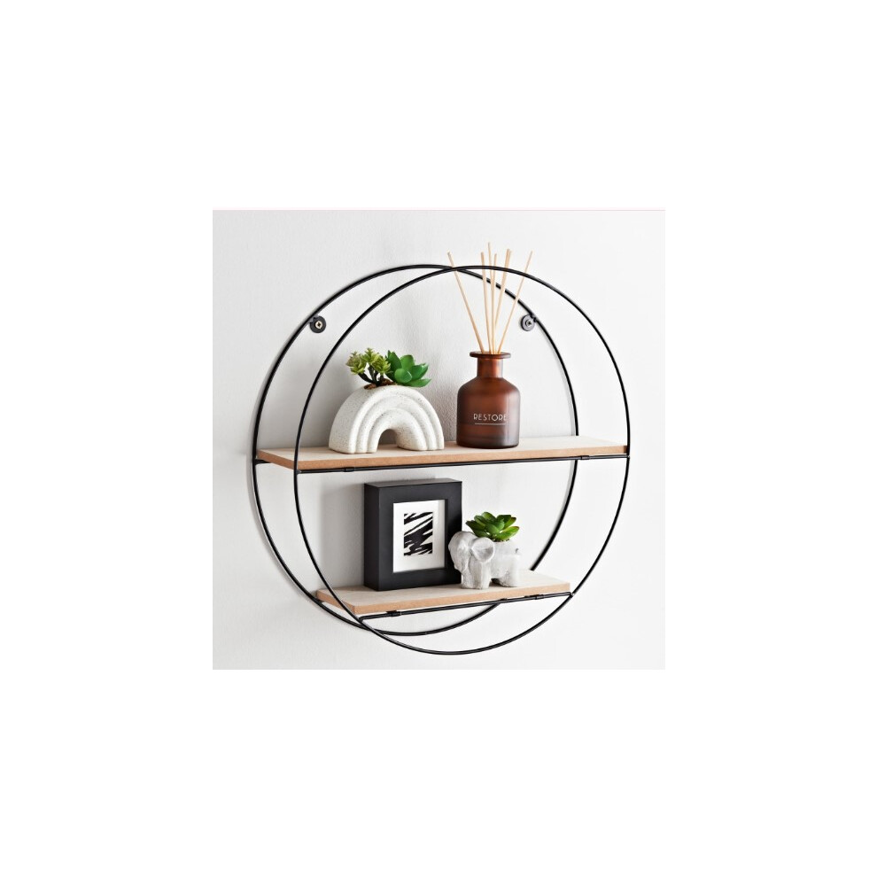 Michigan Round Wall Shelf