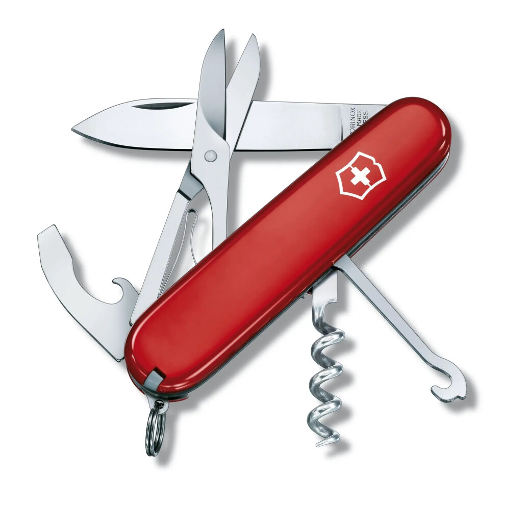 Victorinox COMPACT Swiss army knife - 15 Functions - Genuine Swiss Made