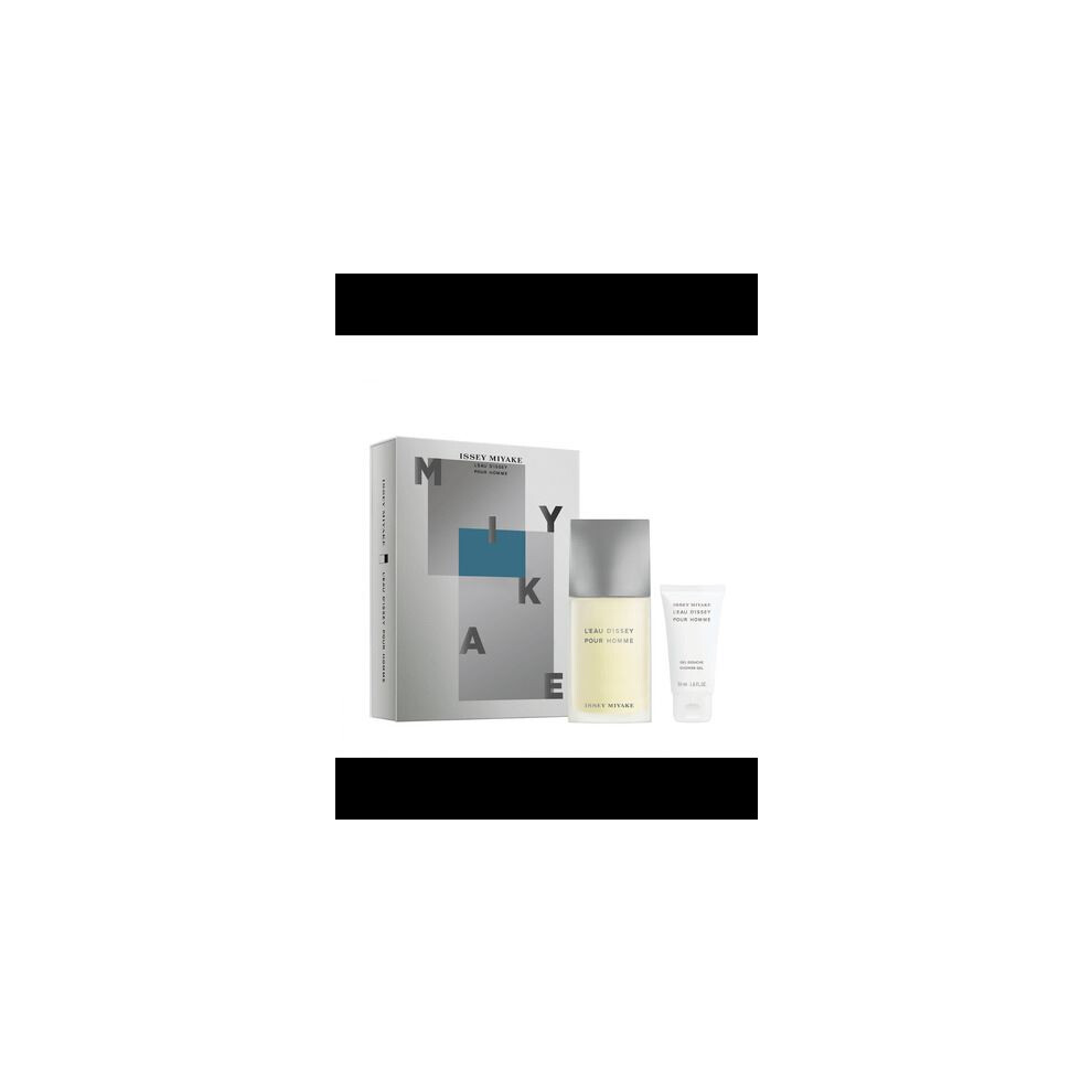 Issey Miyake L'eau D'issey Pour Homme Gift Set 75ml EDT Spray + Shower Gel 50ml