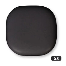 (5X-Black) Mini Portable 5X 10X Magnifying Folding Mirror Led Lights Compact Pocket Travel Aesthetic Vanity Mirrors Make Up Tools