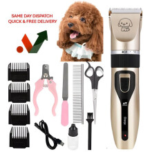 Electric Pet Cordless Dog Cats Grooming Clippers Low Noise Shaver Trimmer Kit