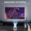 5G 4K LED Projector, WiFi, Bluetooth, HDMI, Android 11, 10000 Lumens,UK Specification 2