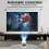 5G 4K LED Projector, WiFi, Bluetooth, HDMI, Android 11, 10000 Lumens,UK Specification 5
