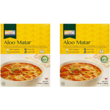 (Pack of 2) Ashoka Ready To Eat Meals Aloo Matar Curry 280g