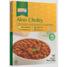 (Pack of 1) Ashoka Ready To Eat Meals Aloo Chole Curry 280g
